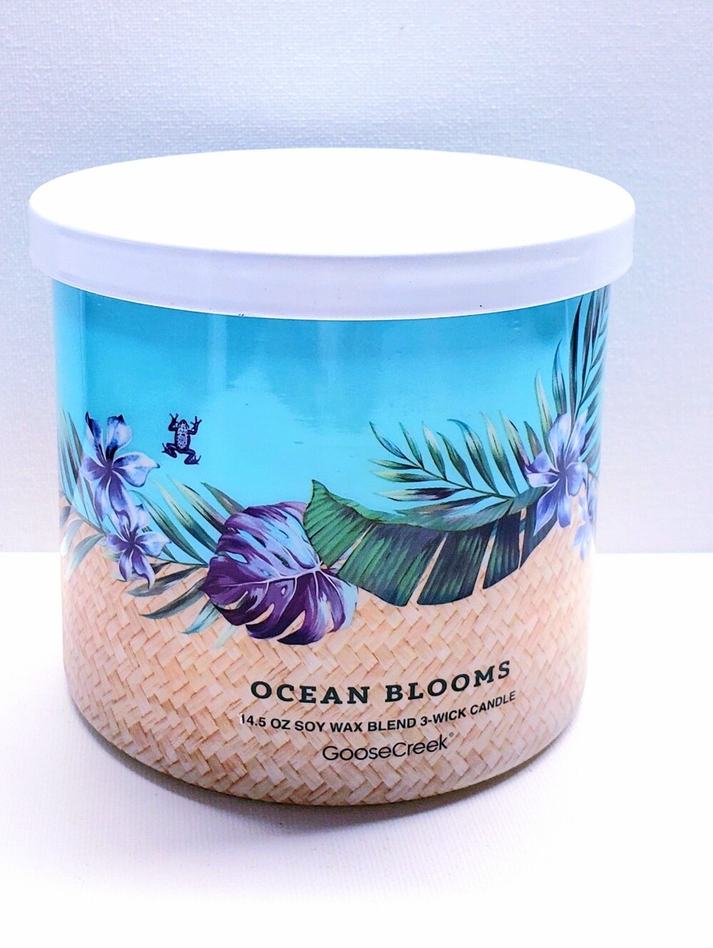 Goose Creek OCEAN BLOOMS Large 3-Wick Scented Candle, 14.5 Oz